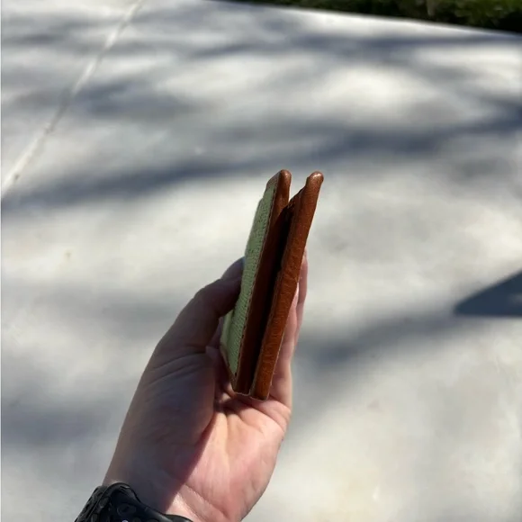 Needlepoint Bifold Wallet with Pheasant and Flag - Picture 9 of 11